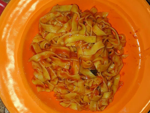 TAGLIATELLE WITH TOMATOES RECIPE