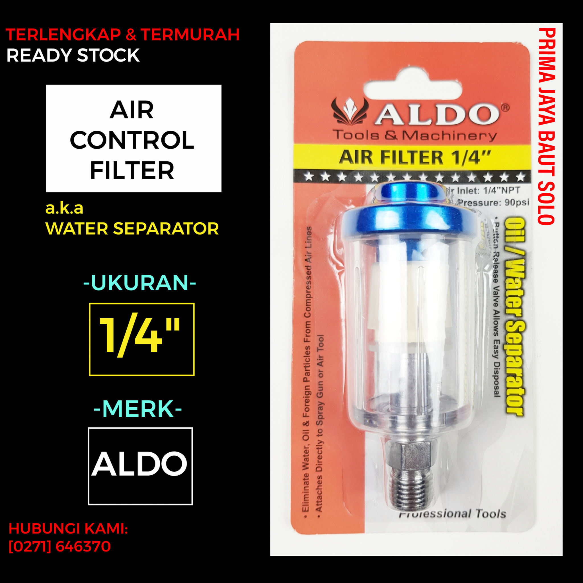 WATER SEPARATOR 1/4" - ALDO