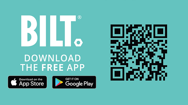 BILT Download the app QR Code