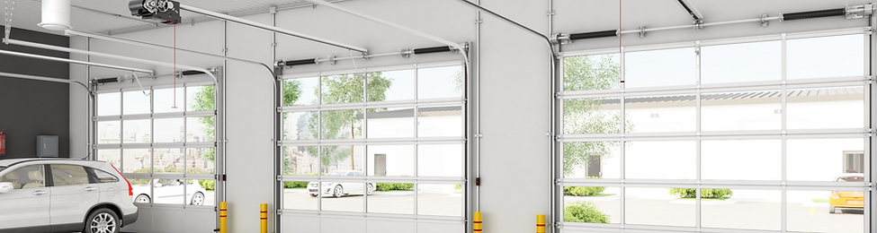 Genie Commercial Garage Door Openers and Accessories installed in a garage