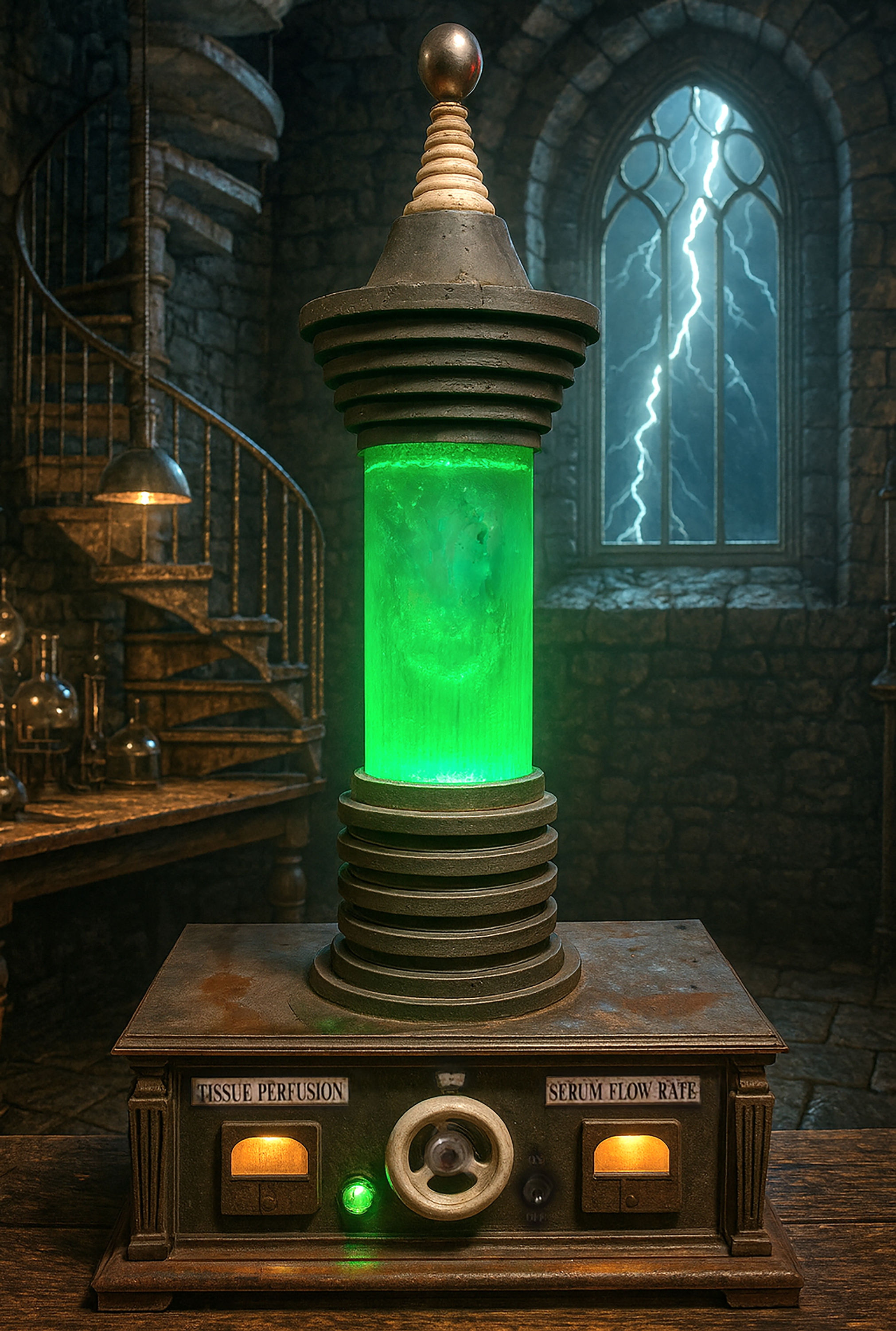 Dr. Frankenstein 'Monster Hand Bubbler' Mad Scientist Laboratory Prop