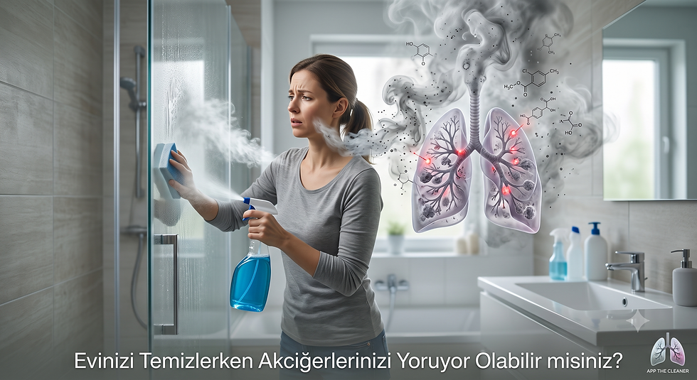 Evinizi Temizlerken Akciğerlerinizi Yoruyor Olabilir misiniz?