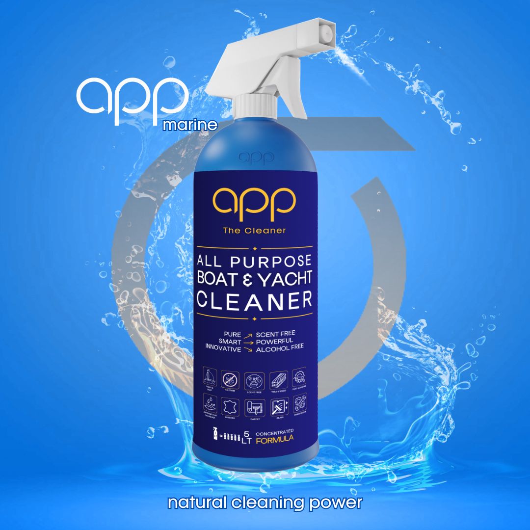 APP MARINE Premium Yacht and Boat Cleaner - Biodegradable marine-safe cleaning solution for UAE boats
