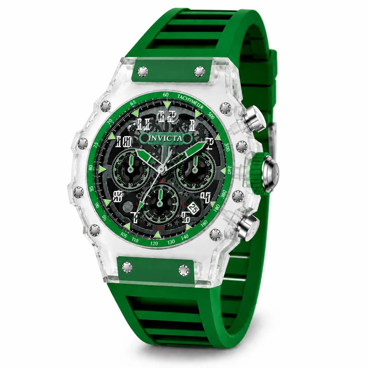 Invicta Racing Vaulthan Men's Watch - 44mm, Green (69687)