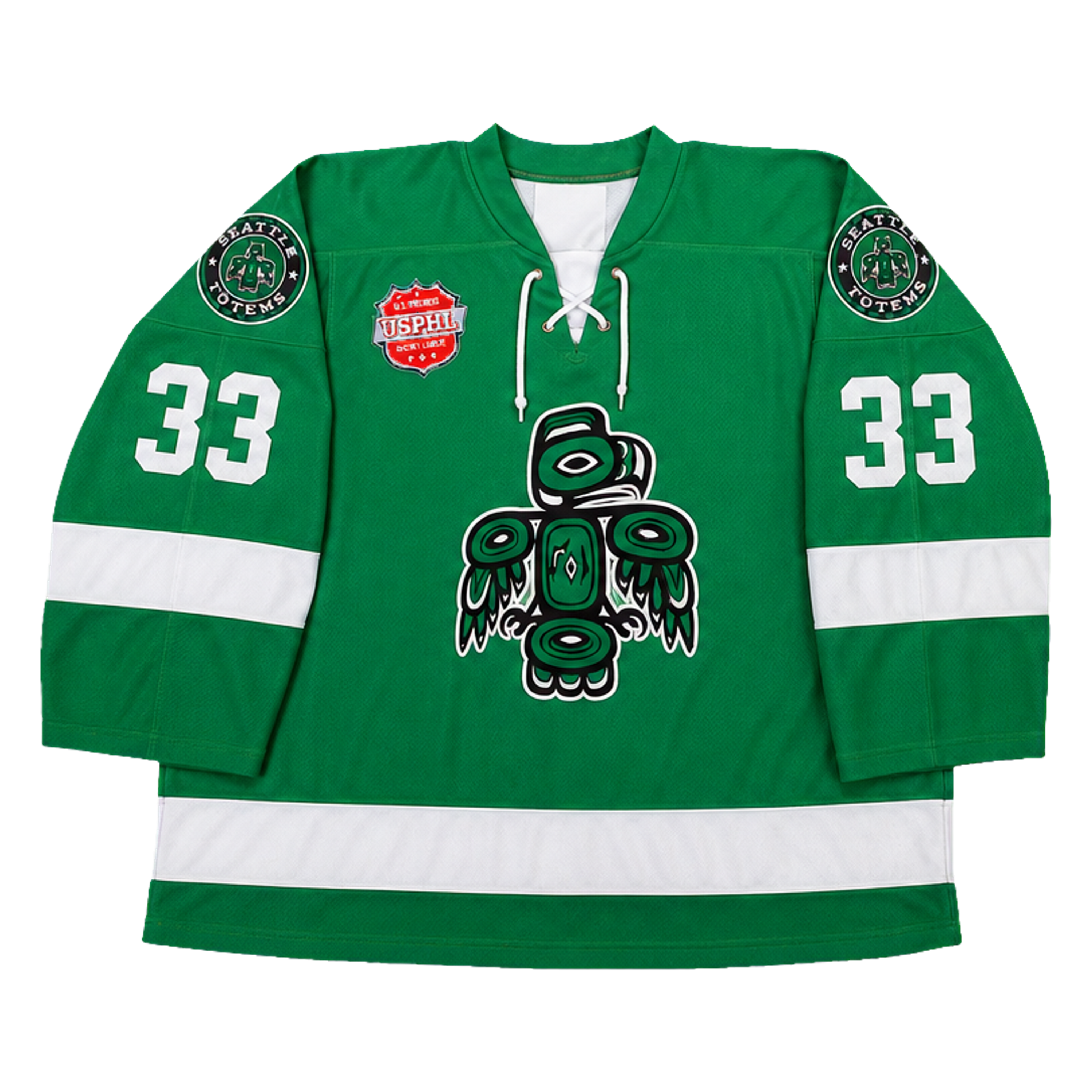 Seattle Totems Authentic Game-Worn Goalie Jersey