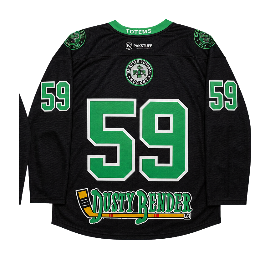 Thumbnail: Seattle Totems Authentic Tryout Jersey — Designed by Dusty Bender