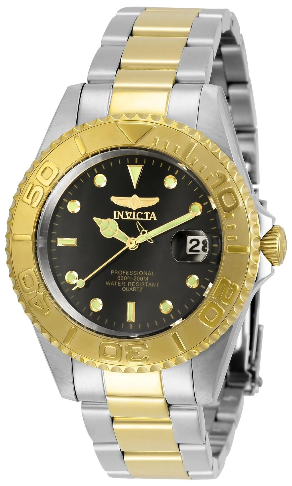 Invicta Pro Diver Men's Watch - 37.5mm, Steel, Gold -29941