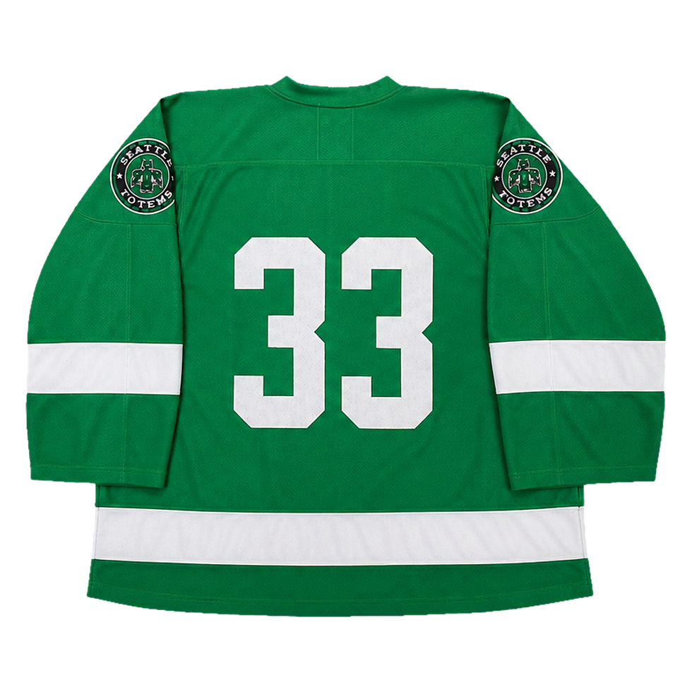 Thumbnail: Seattle Totems Authentic Game-Worn Goalie Jersey