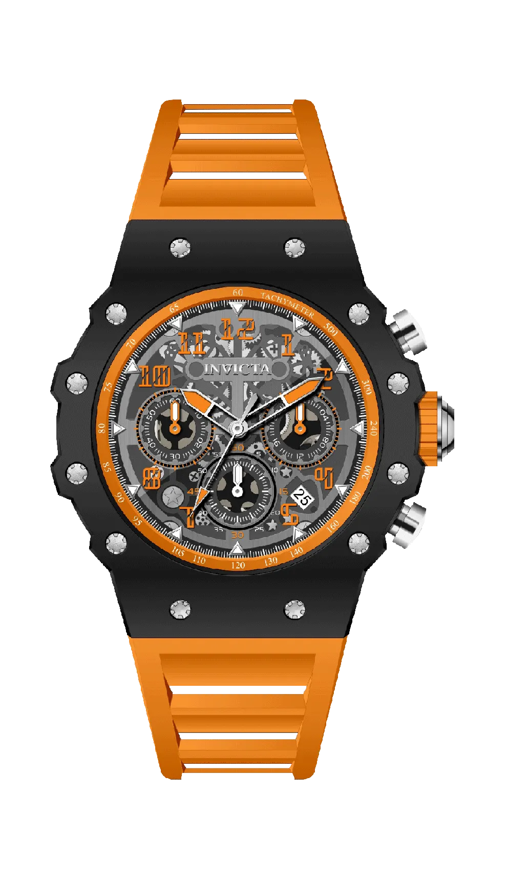 Invicta Racing Valyron Unisex Watch - 41mm, Orange (69784)