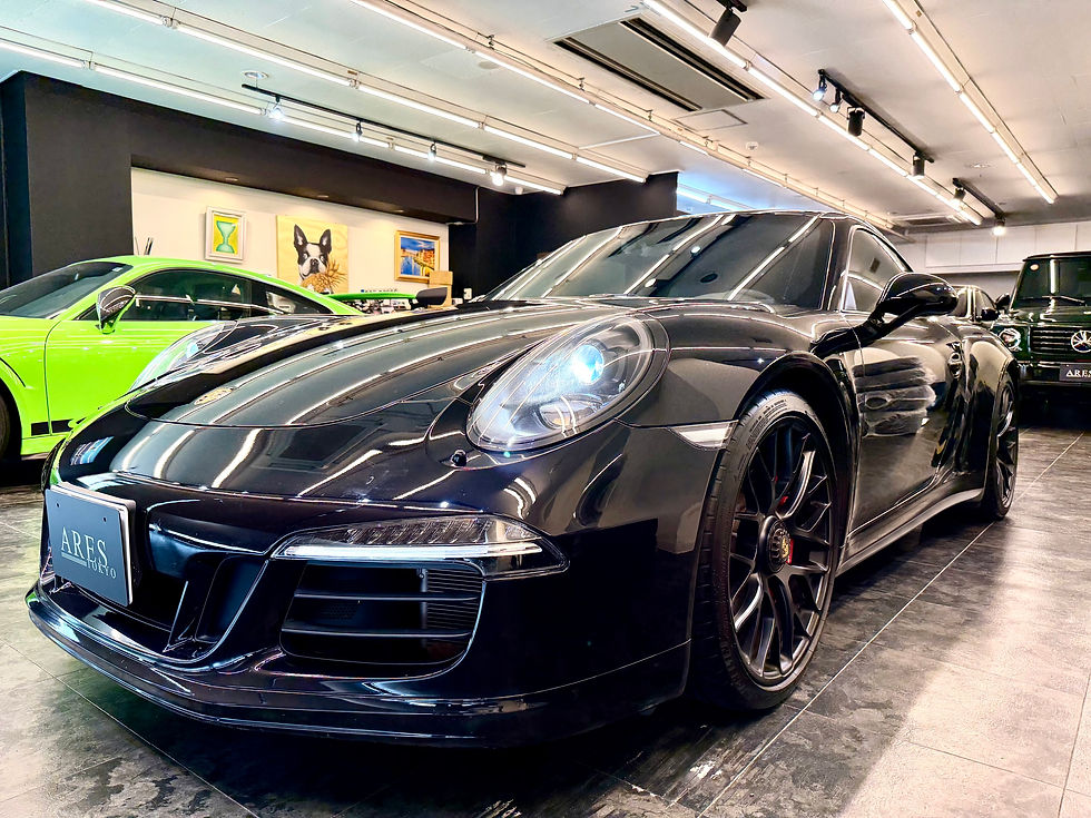 《入庫車両》2015モデル ポルシェ911(Type991)カレラ4GTS NA最終3.8ℓモデル 左ハンドル ジェットブラック