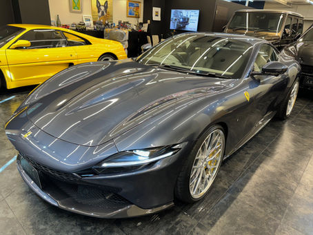 【ご成約御礼】2021モデル フェラーリ ローマF1 DCT　カーボンLEDステア ハイパーフォージド/ロベルタ4輪リフト/パワークラフト‐4,000㎞