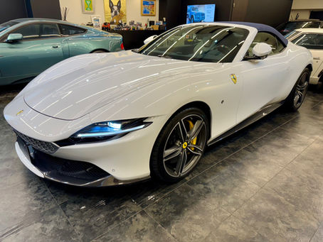 《入庫車両》2024モデル フェラーリ ローマスパイダーBIANCO CERVINO PIP7 IN Special Lether Passenger Display OP895
