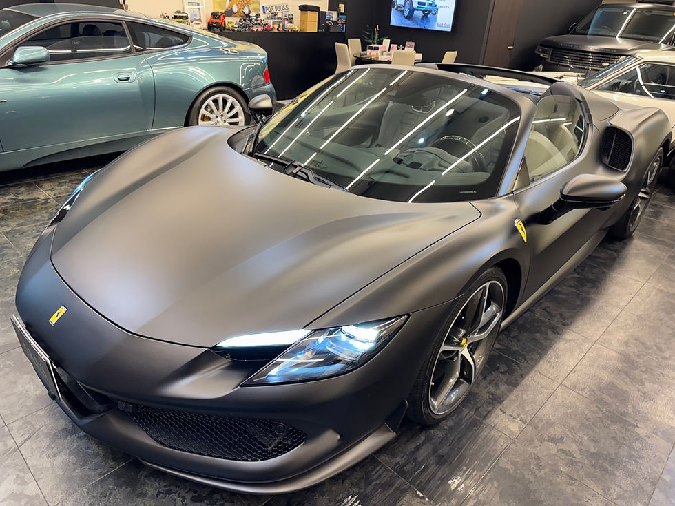 サムネイル： 2024モデル フェラーリ 296GTS（Nero Opaco:マットブラック）OP1200