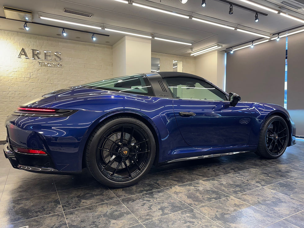 サムネイル： 2025モデル ポルシェ911(Type992.2)タルガ4GTS 左H ゲンチアンブルーOP300
