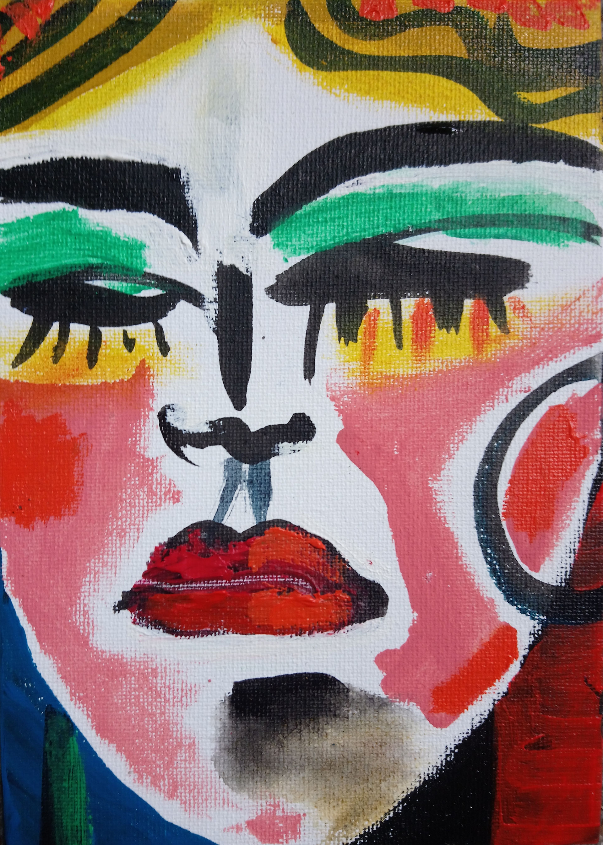 Acrylic on canvas 7 x 5 inches