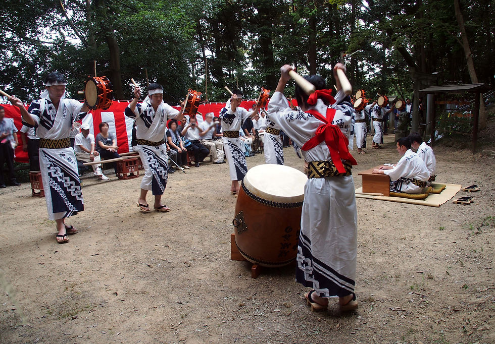 嵯峨谷の神踊り(こおどり)