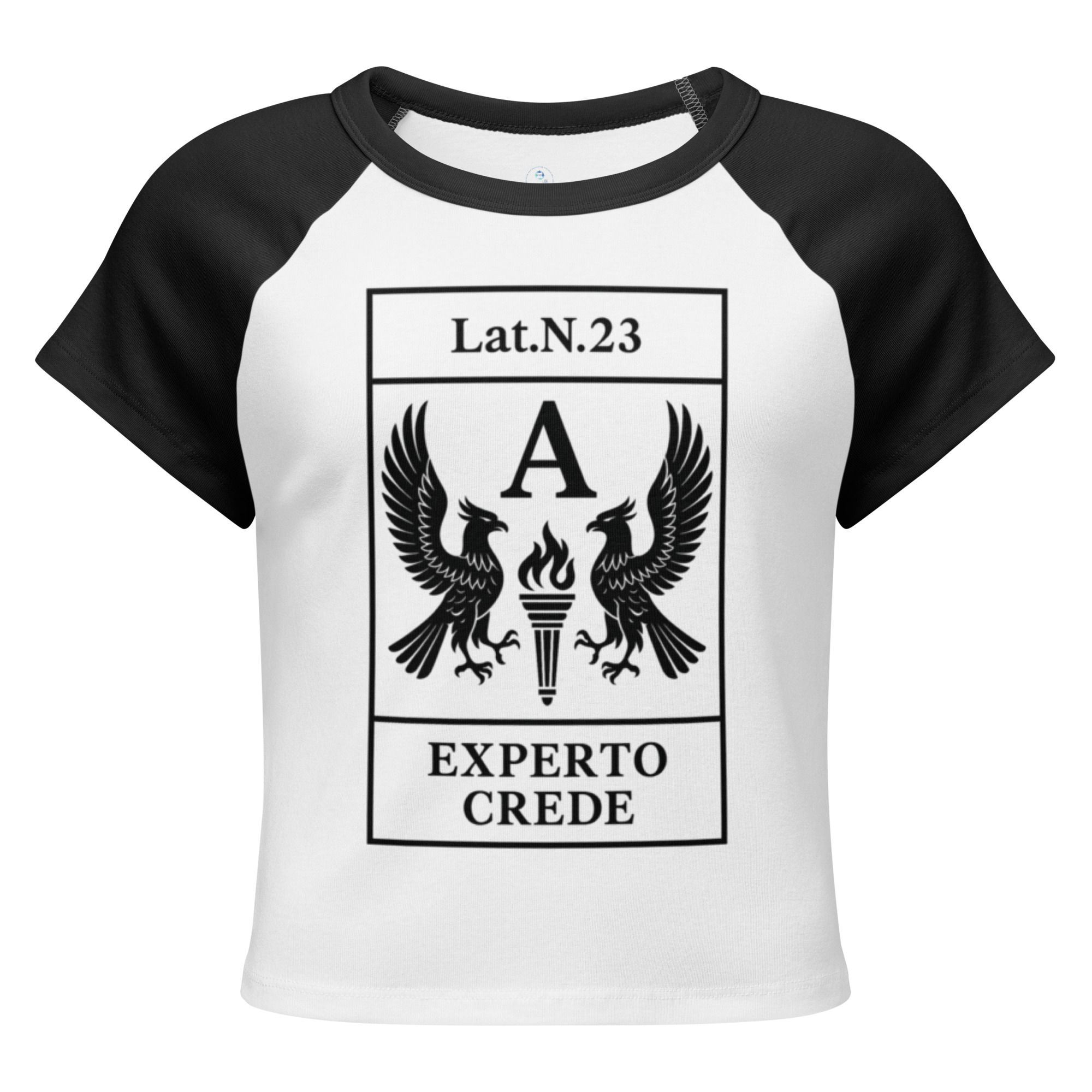 Kozebiu micro rib raglan baby tee