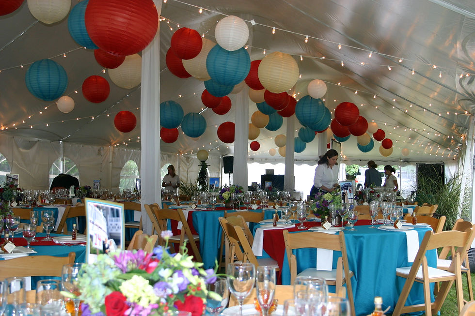 Colorful Lanterns & Tables