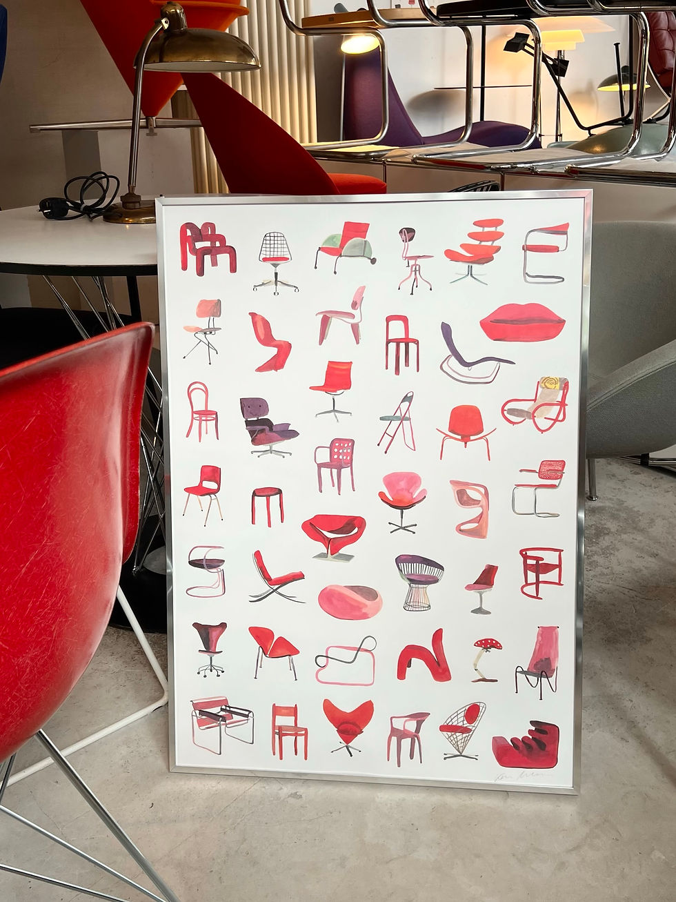 Thumbnail: Red Chairs Poster
