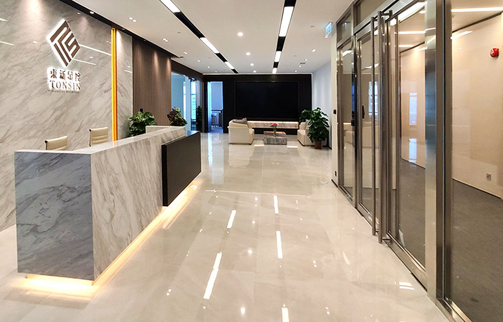 Entrance Interior Design of Tonsin Financial