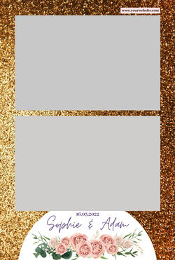 Old Gold Glitter 1 - 6x4 photo print por