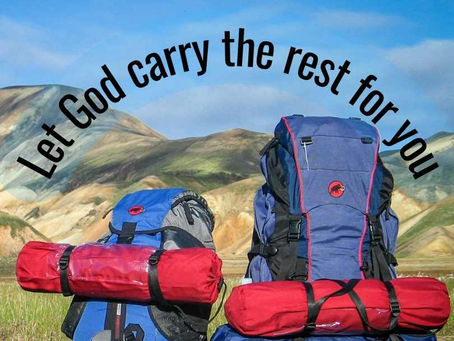 God wants us to find peace in the presence of pain and difficulty