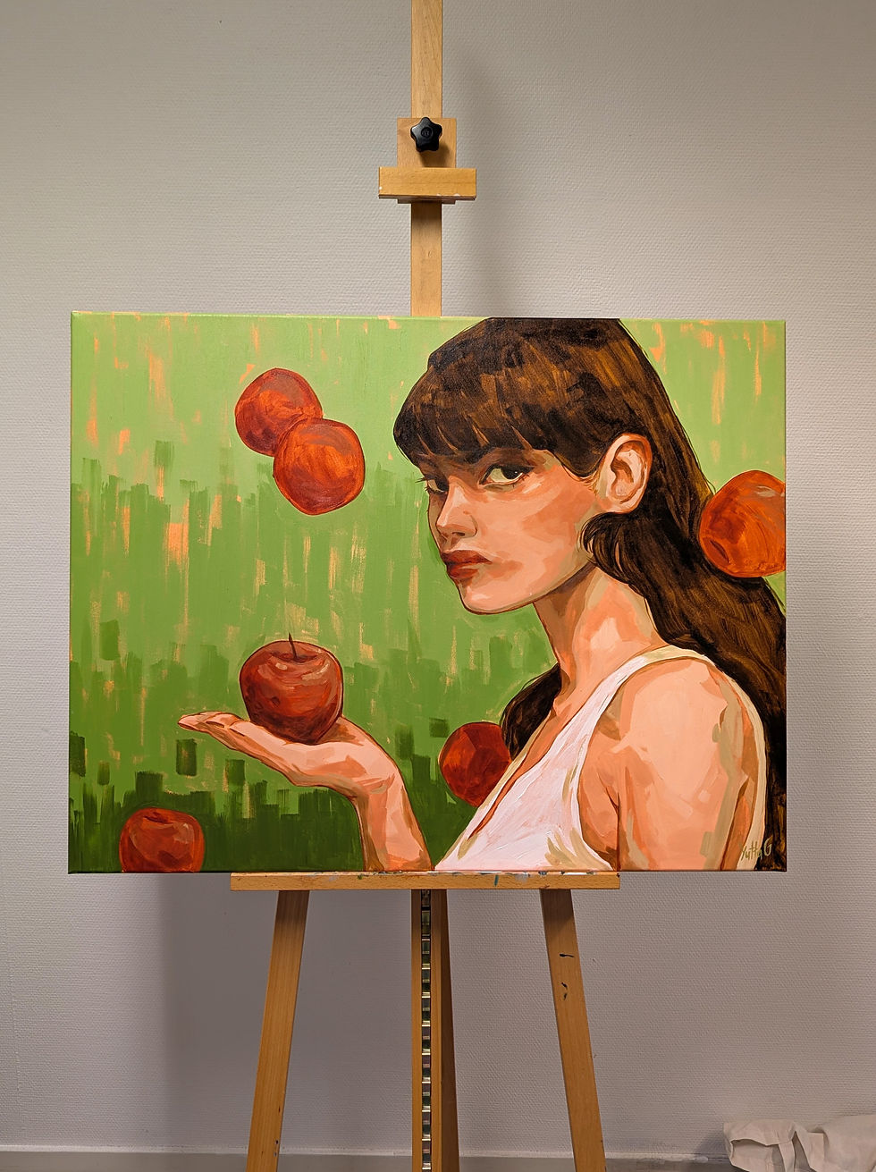 Apple Garden 70x90 Original Painting