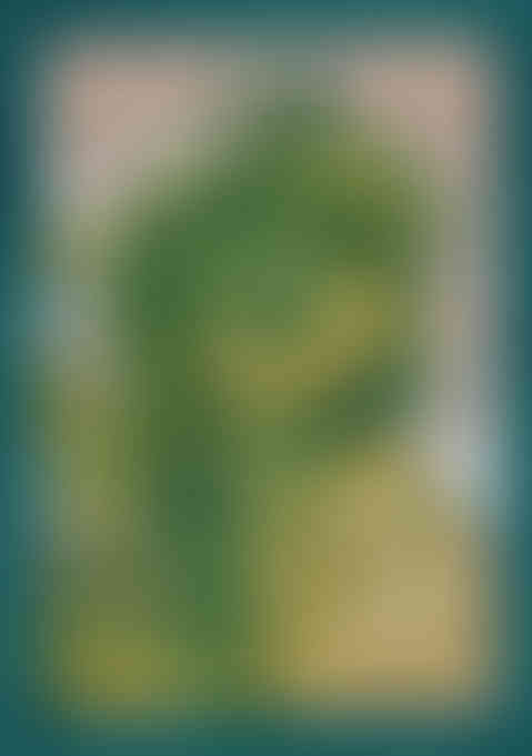 Portrait in green No.2