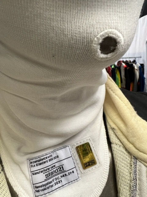 Thumbnail: White Balaclava FIA 8856-2018