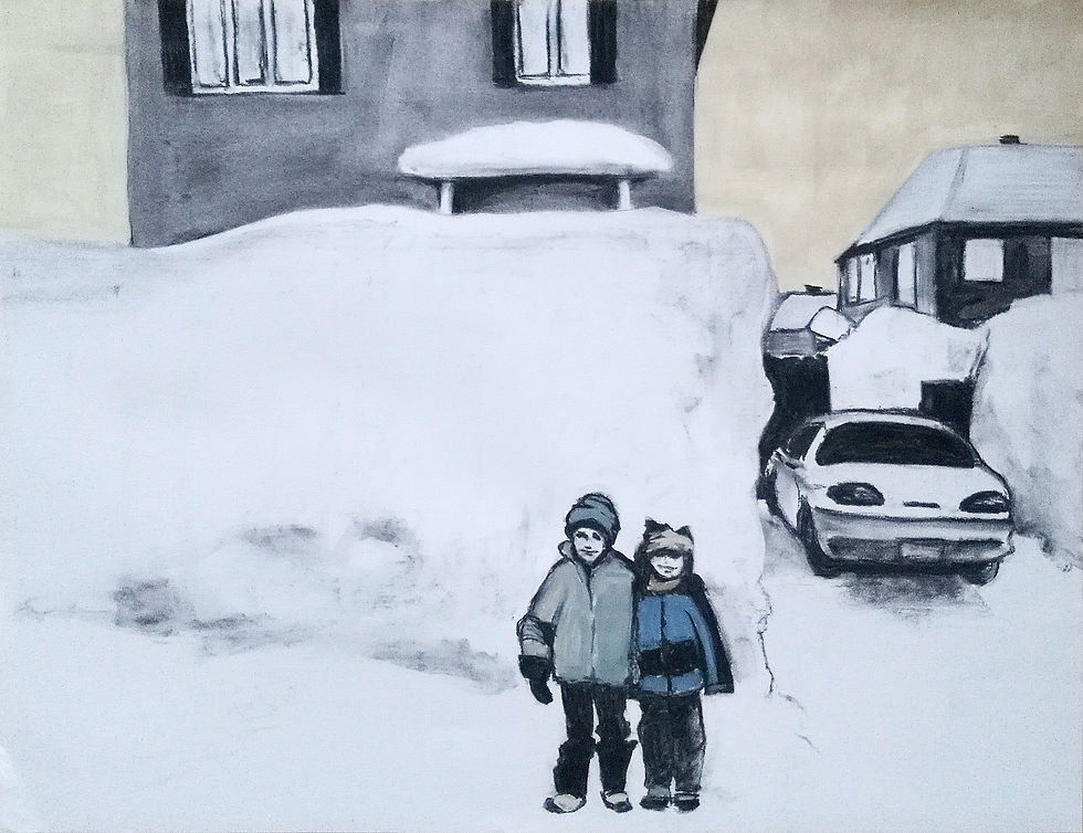 Le ciel chaud de l'hiver