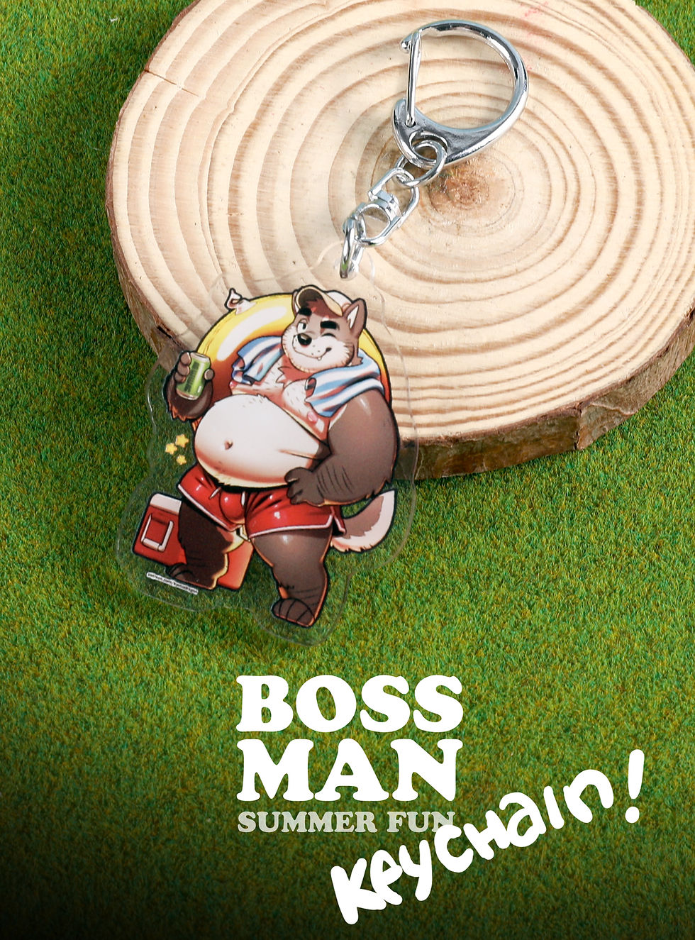 Thumbnail: Summer fun BOSS-MAN *KEYCHAIN*