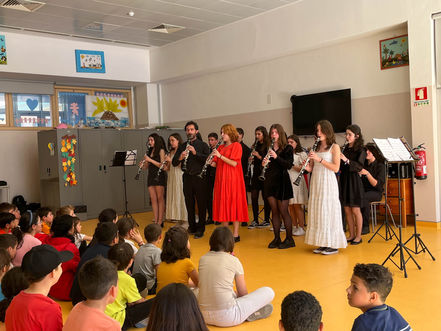 Ensemble de Clarinetes e Camerata de Cordas visitam Agrupamentos de Escolas
