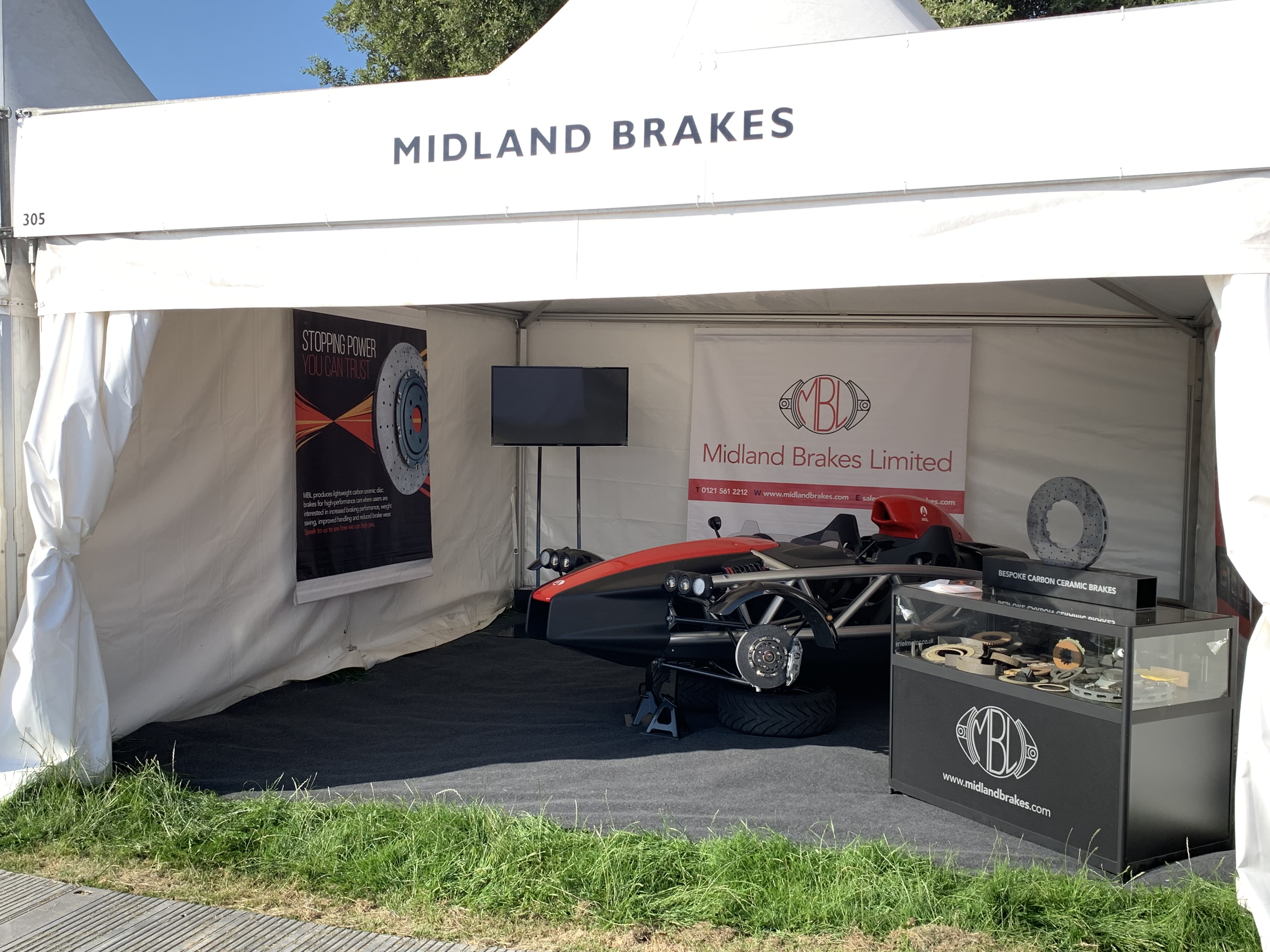 Midland Brakes Stand at Goodwood Festiva