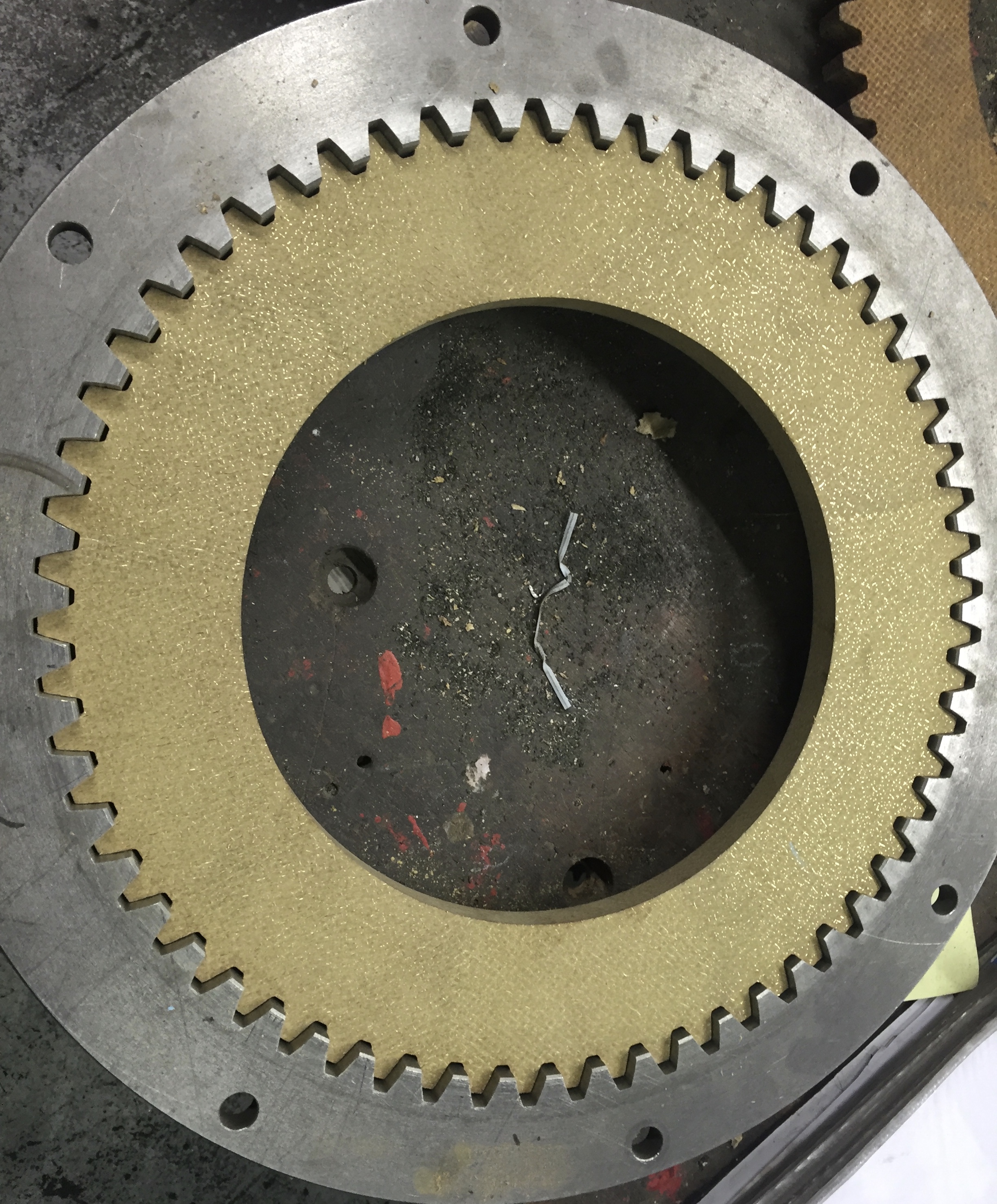 Gear cut disc