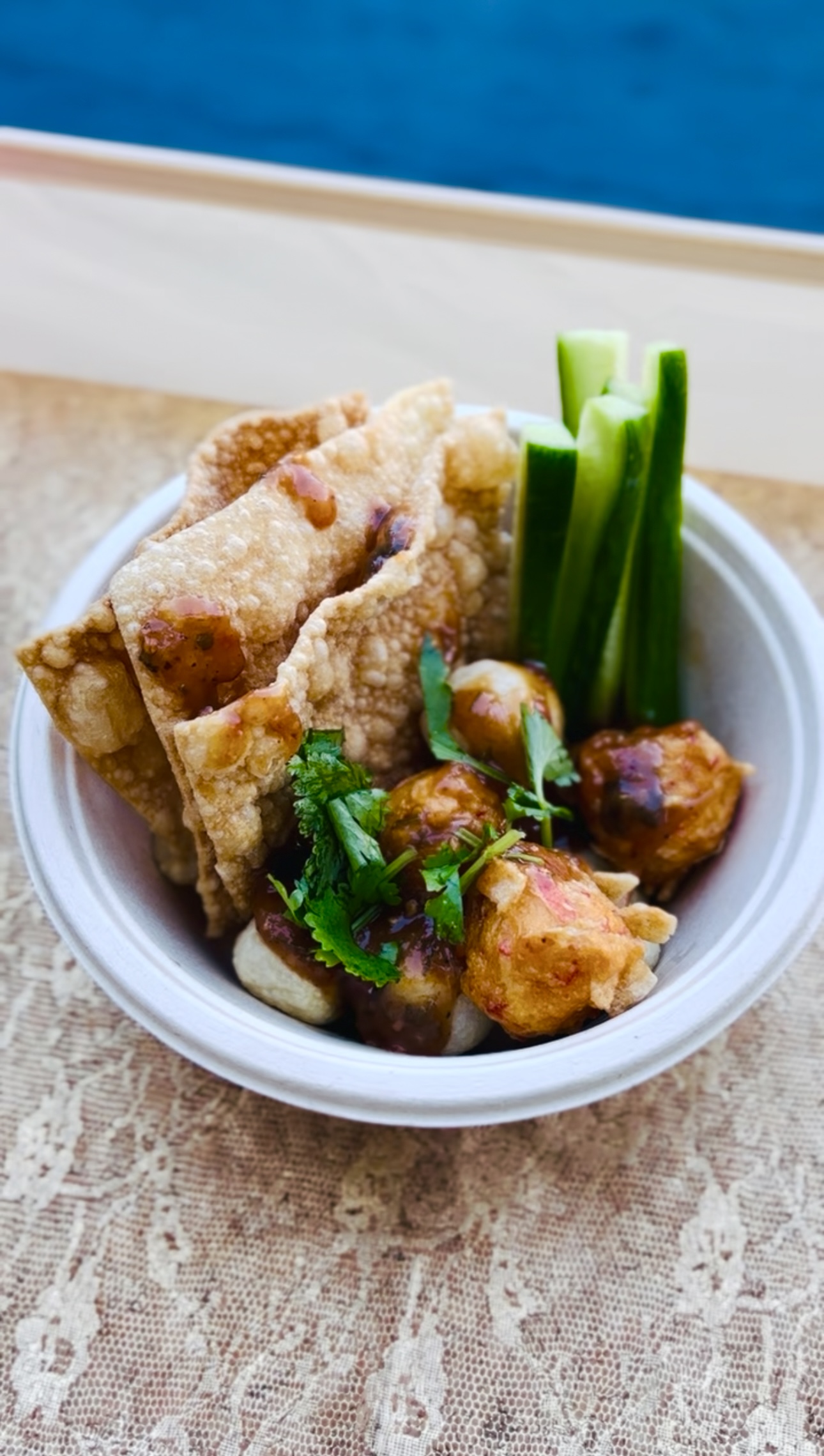 Arranged Food and Objects