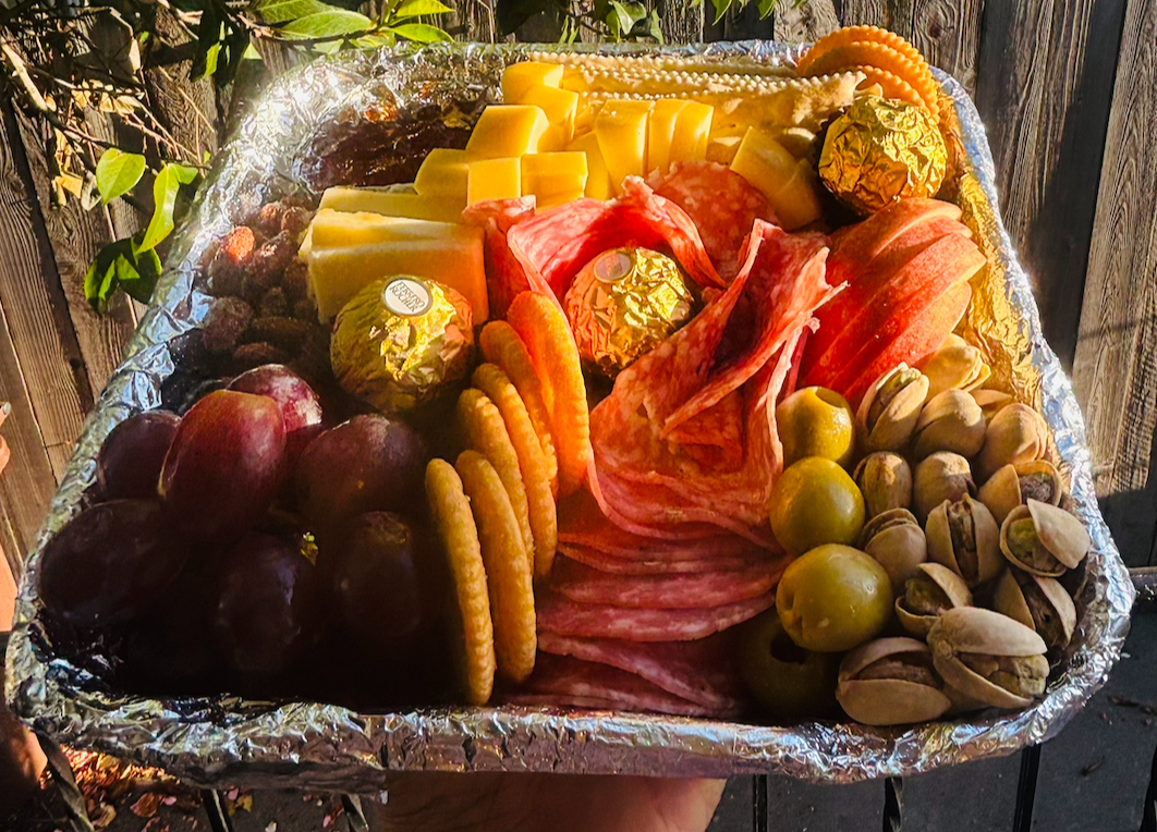 Arranged Food and Objects