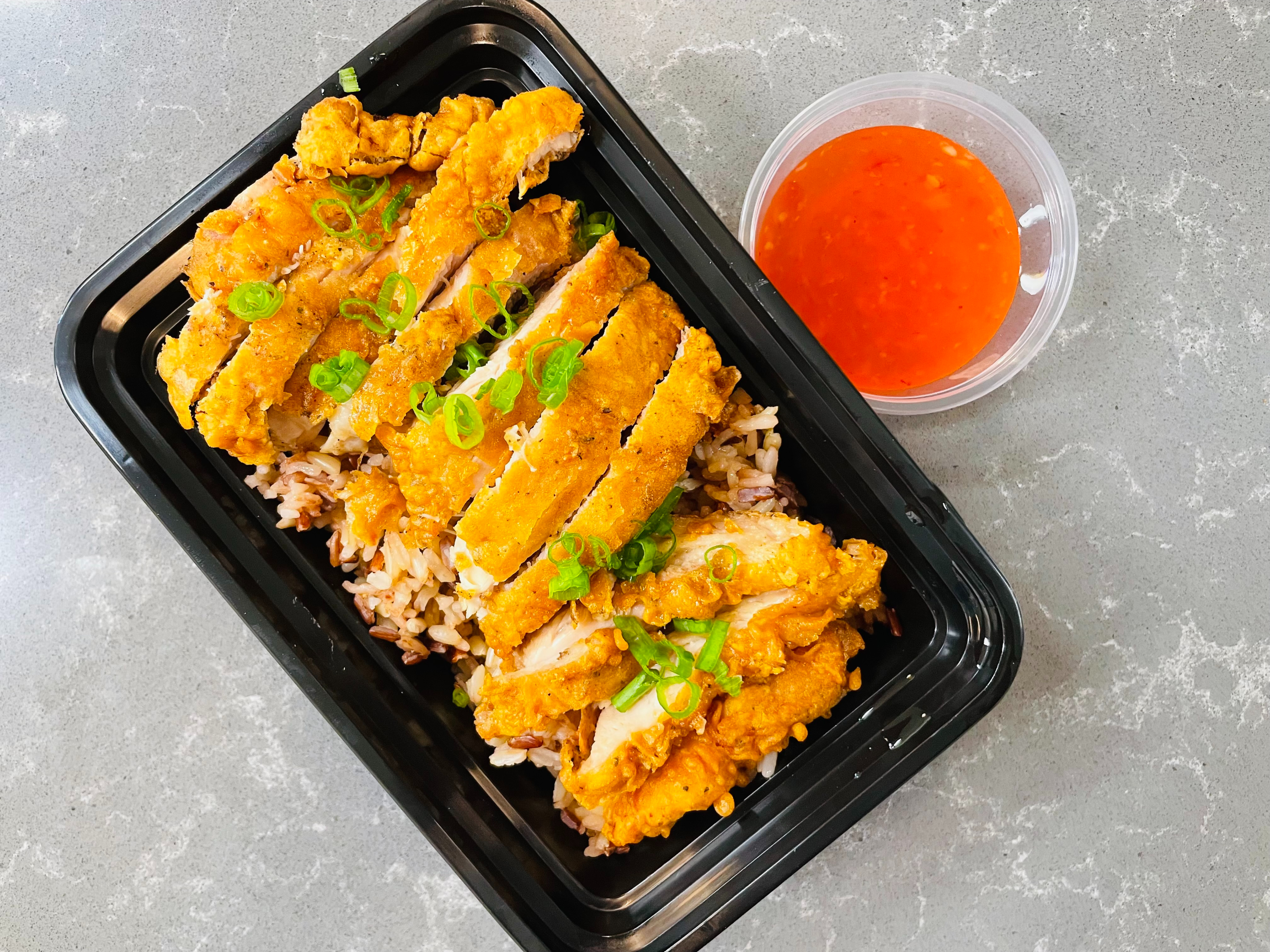 Arranged Food and Objects