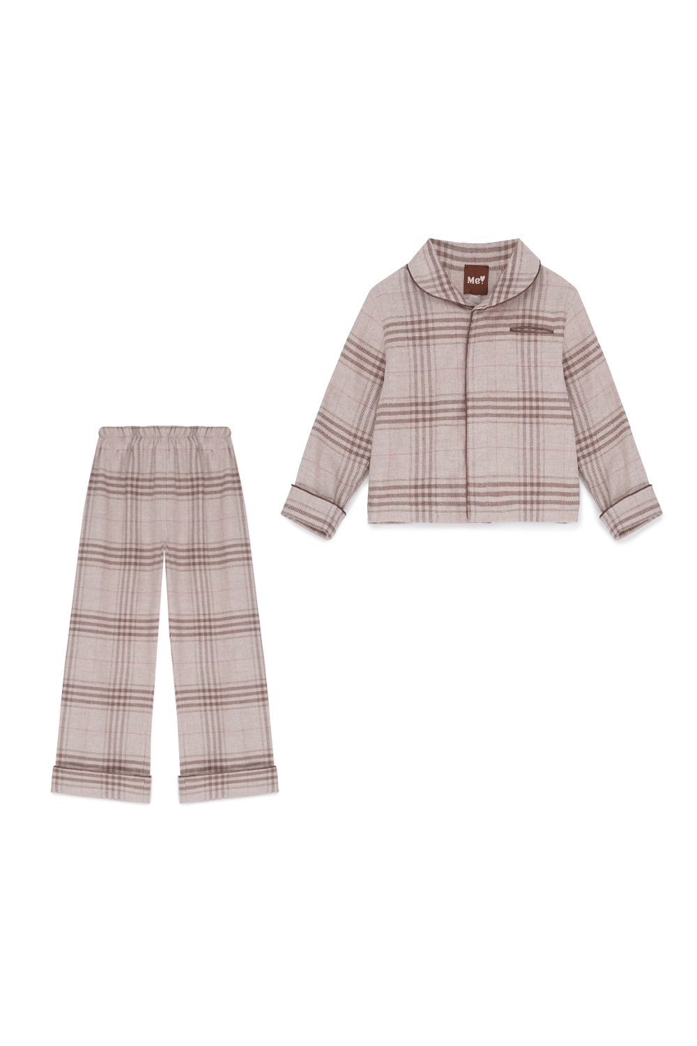 Теплий піжамний костюм