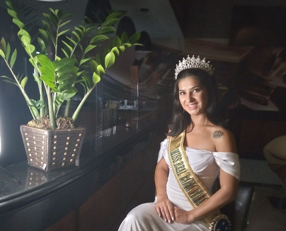 Luana Castilho, Embaixadora da Beleza Brasil América do Sul, brilha na passarela do New Faces Brasil