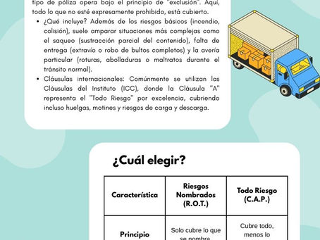 ¿Todo Riesgo o Riesgos Nombrados? Guía para blindar tu mercancía en el transporte