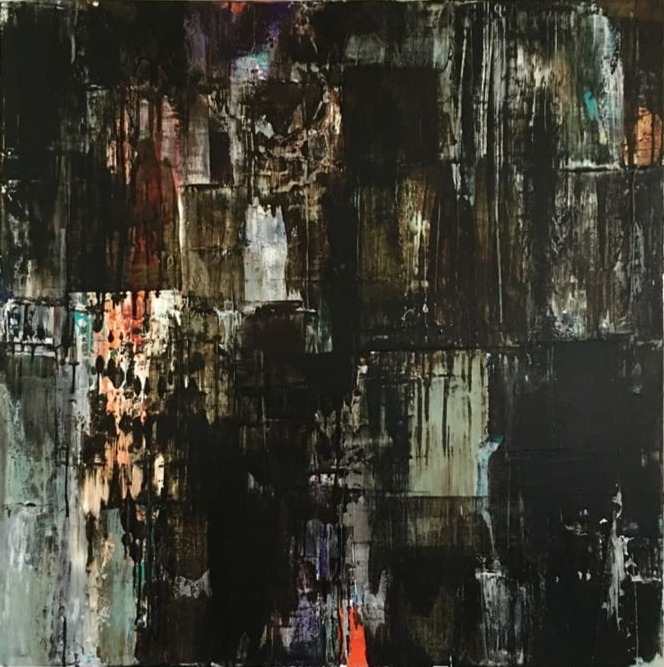 Sans titre - Nadine Bourgeois Artiste Peintre