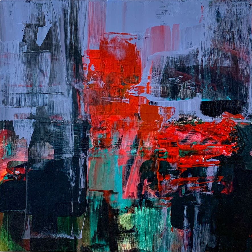 Sans titre - Nadine Bourgeois Artiste Peintre