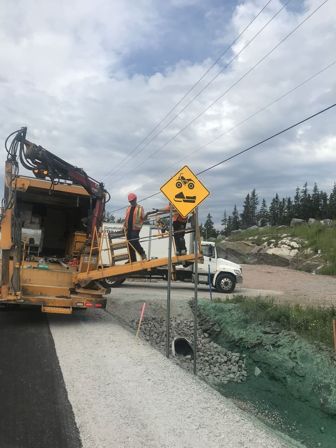 Installation de signalisation permanente Signalisation Inter-lignes