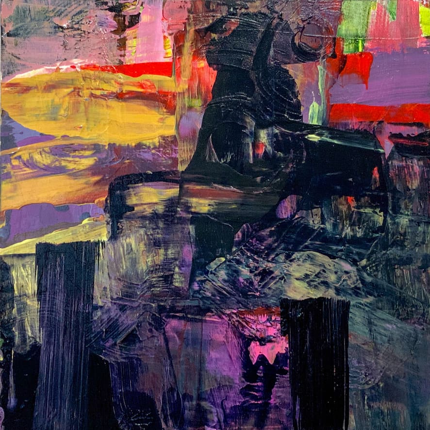 Sans titre - Nadine Bourgeois Artiste Peintre