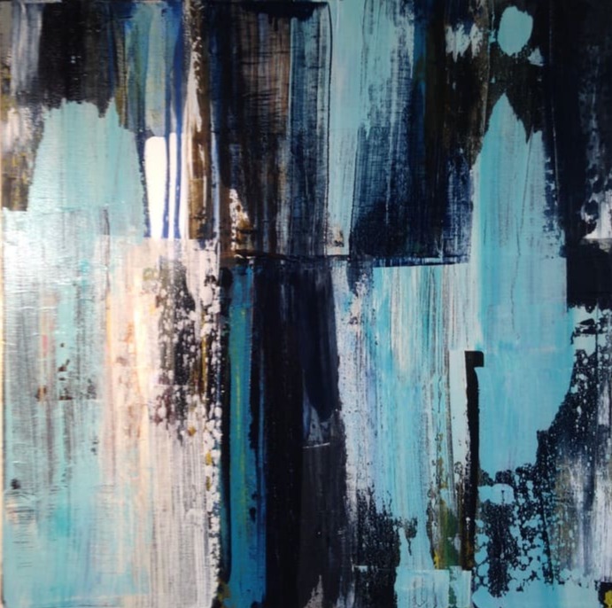 Sans titre - Nadine Bourgeois Artiste Peintre