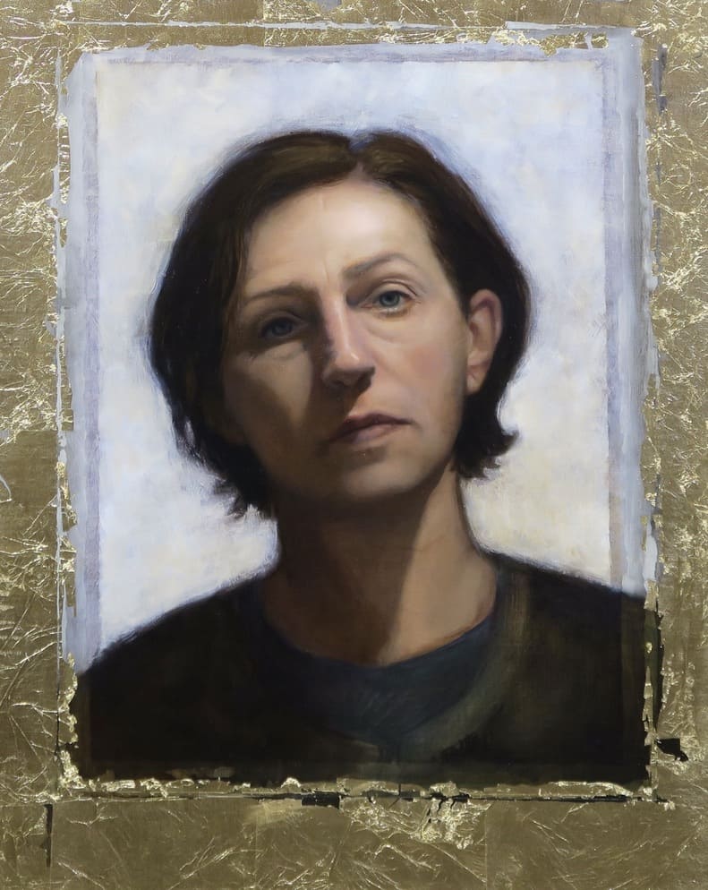 Autoportrait - Nadine Bourgeois Artiste Peintre