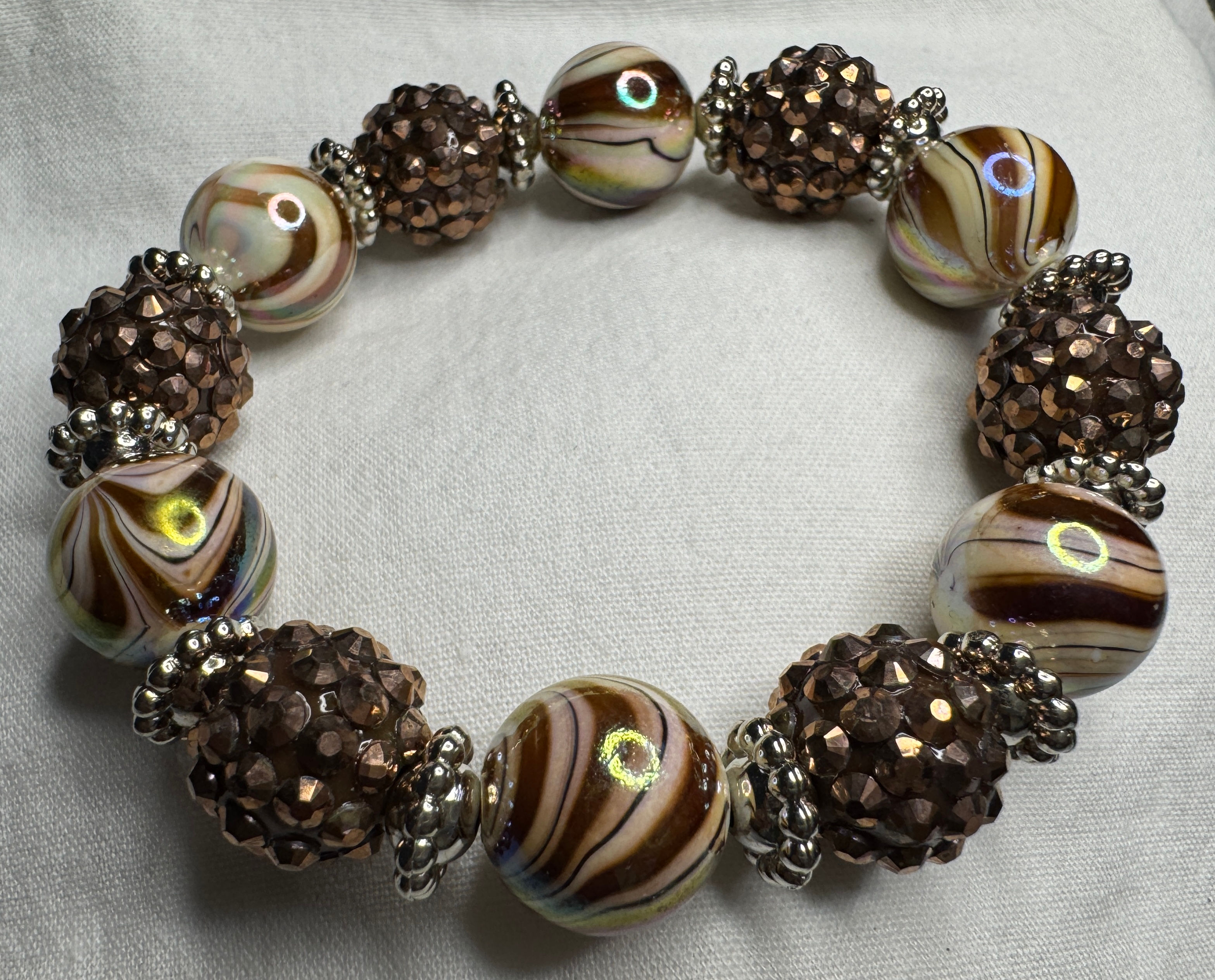 Brown & Cream Bracelet