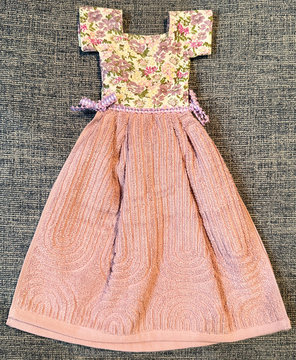 Thumbnail: Flower Light Pink Dress Towel