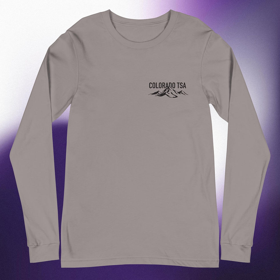 Thumbnail: Colorado TSA Unisex Long Sleeve Tee - Mountain 1