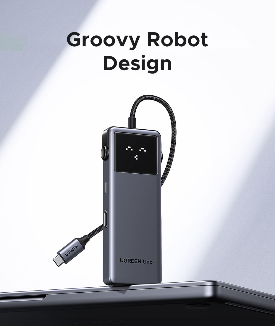 Thumbnail: UGREEN Uno USB C HUB 6-em-1 4K60Hz PD100W 10Gbps USB3.2 Adaptador Divisor para L